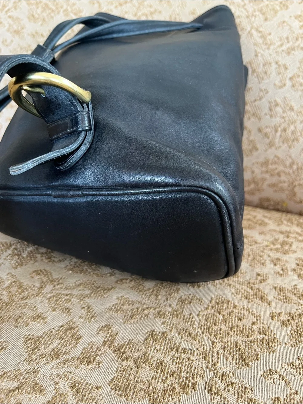 Vintage coach black Cornelius sling bag 4162, made in 1997